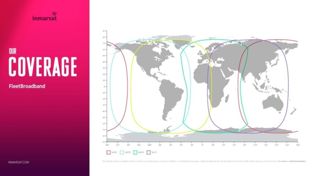Mapa de Cobertura FleetBroadband